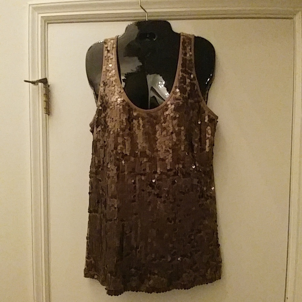 NWT Apt.9 Women's Sequin Sleeveless Top